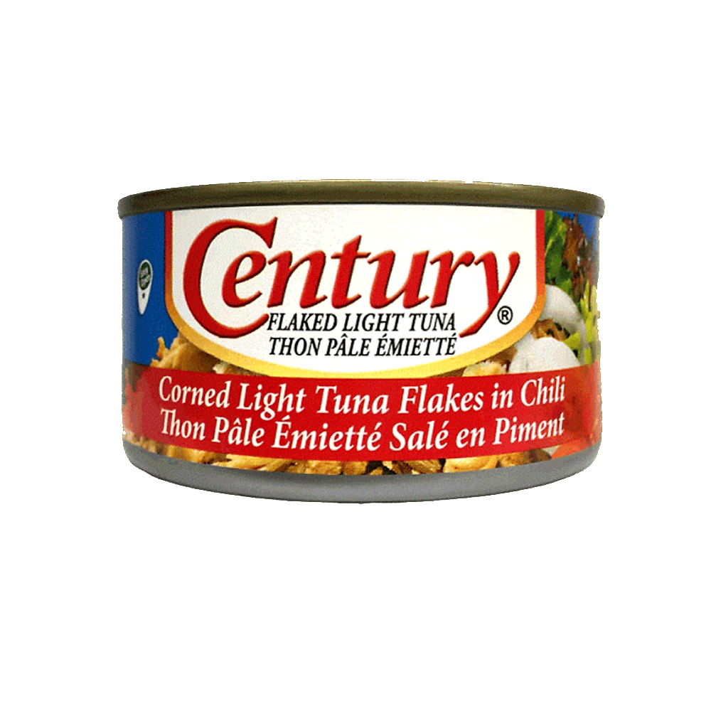Century Flaked Light Tuna Corn Light Tuna Flakes in Chili 180 g