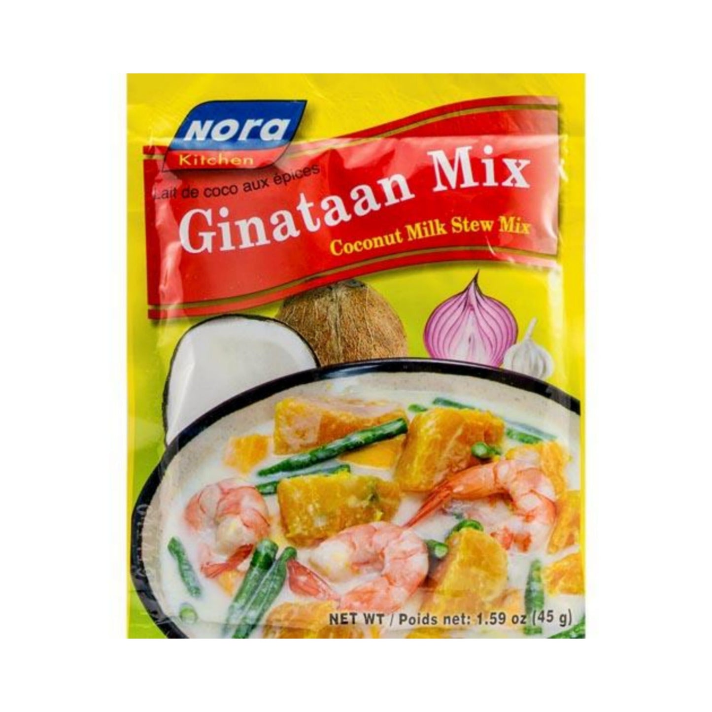 Nora Ginataan Gulay (ragoût de lait de coco) Mélange 75g