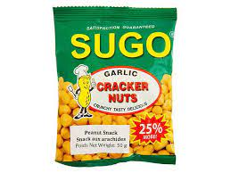 Sugo Cracker Nuts Garlic 50g