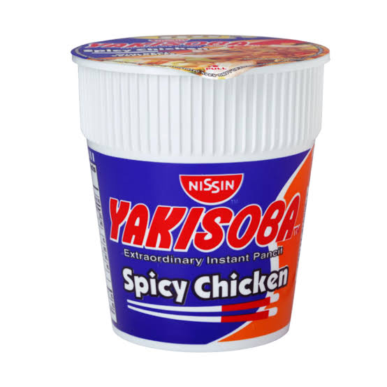 Nissin Yakisoba Poulet épicé Pancit instantané Tasse 77 g