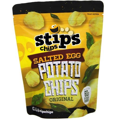 Stips Chips Salted Egg Potato Chips 60g