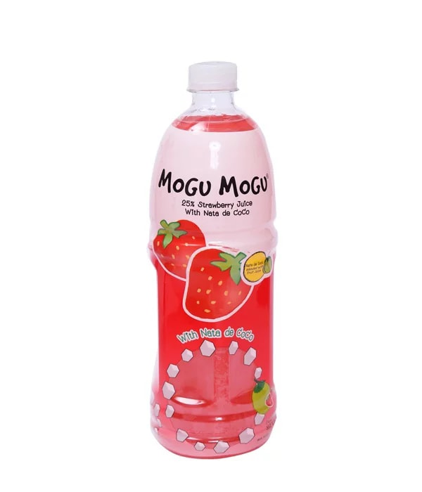 Mogu-Mogu Strawberry Flavour with Coconut Gel 1L
