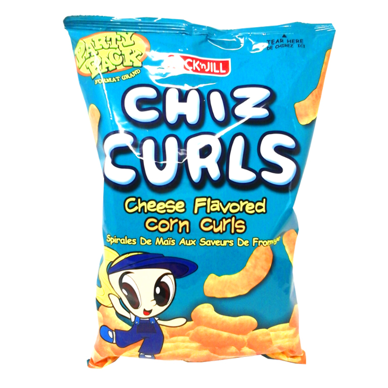 JacknJill Chiz Curls Cheese Flavored 120g