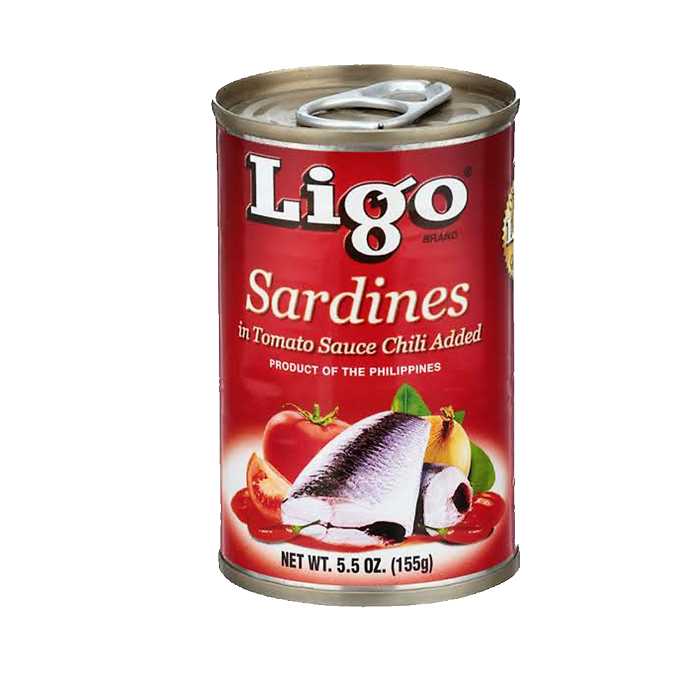 Ligo Sardines in Tomato Sauce and Chilli 155 g