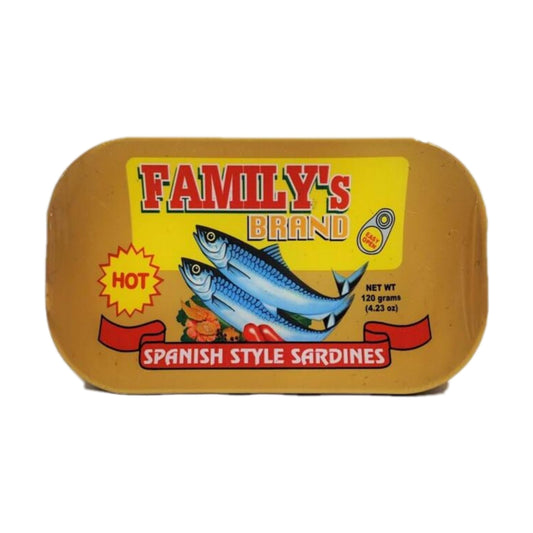 Family Brand Sardines Spanish Style Hot 120g