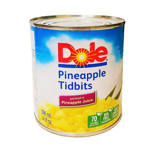 Dole Pineapple Tidbits 398 ml