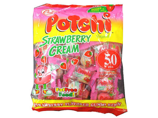 Potchi Strawberry Cream Gummy Candy 50’s