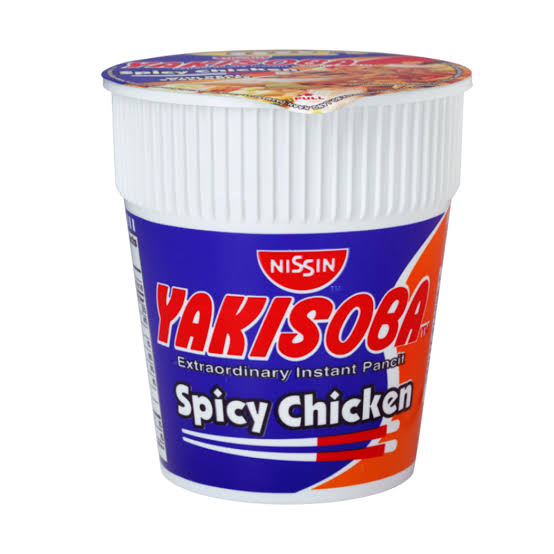 Nissin Yakisoba Spicy Chicken Instant Pancit Cup 77g