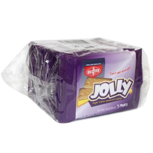 Fibisco Jolly Finger Cream Sandwich Cookies 72g