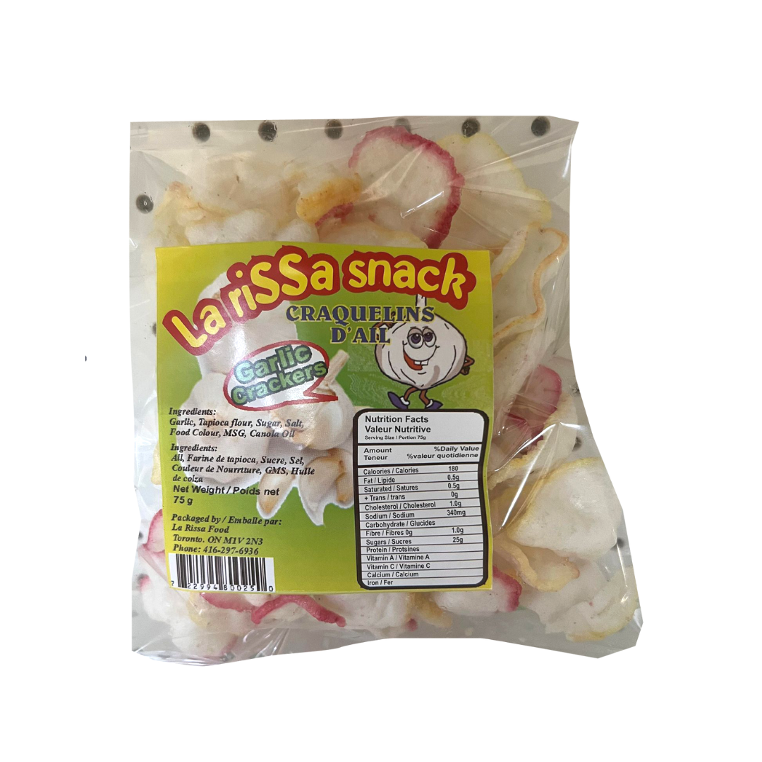 La Rissa Snack Crackers à l'Ail 75g