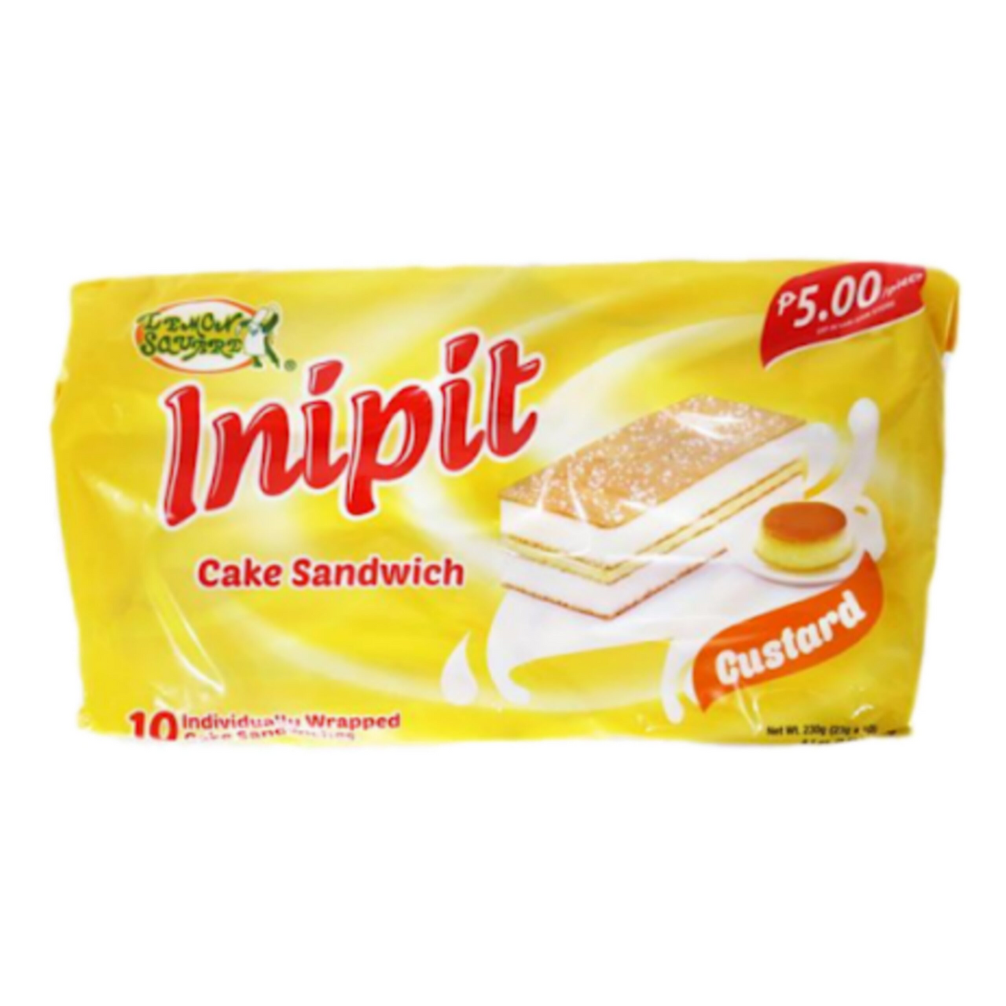 Crème Inipit Carré Citron 230g