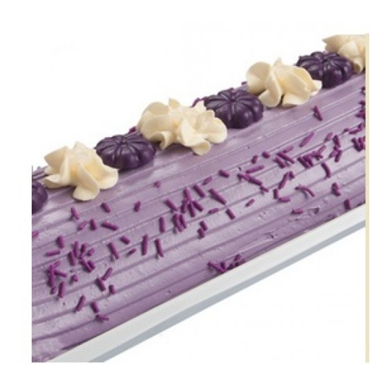 Demi-rouleau de gâteau Ube de Boucle d'or