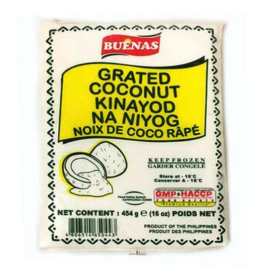 Buenas Grated Coconut-Kinayod na Niyog 454g