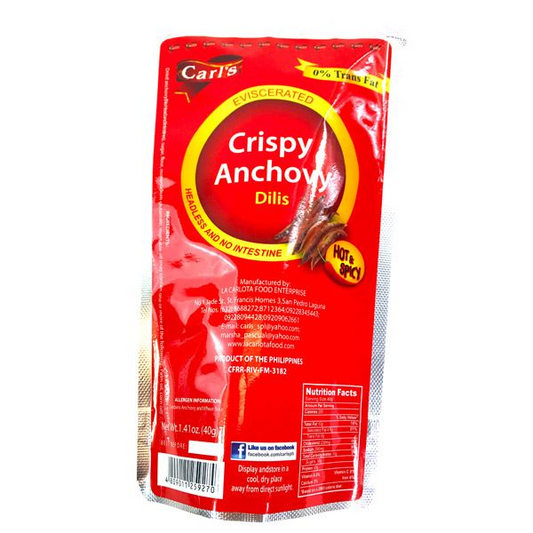 Carl’s Crispy Anchovy Dilis 40g