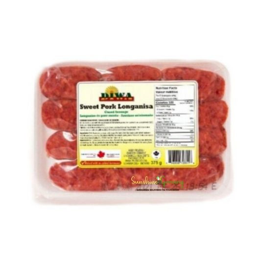 Diwa Pork Longanisa- Sweet 375g