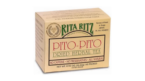 RITA RITZ Pito-Pito Dried Herbal Tea 14 Tea Bags