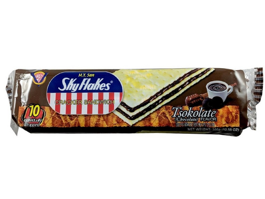 M.Y. San Skyflakes Tsokolate Cracker Sandwich 10x30g