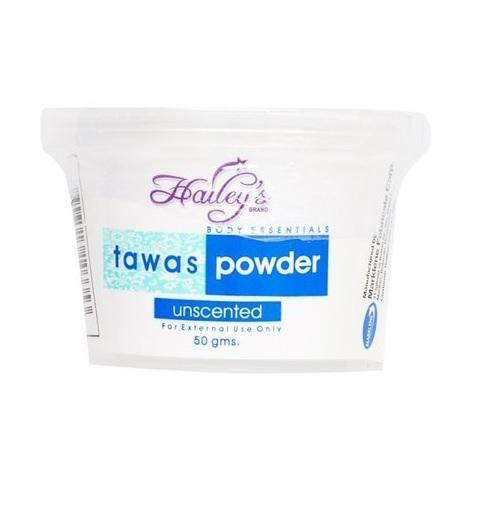 Haileys Tawas Powder Unscented 50g