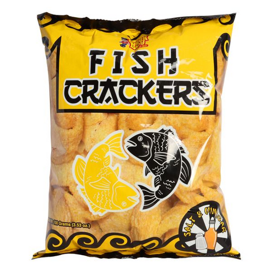 Chick Boy Fish Crackers Salt & Vinegar 100g