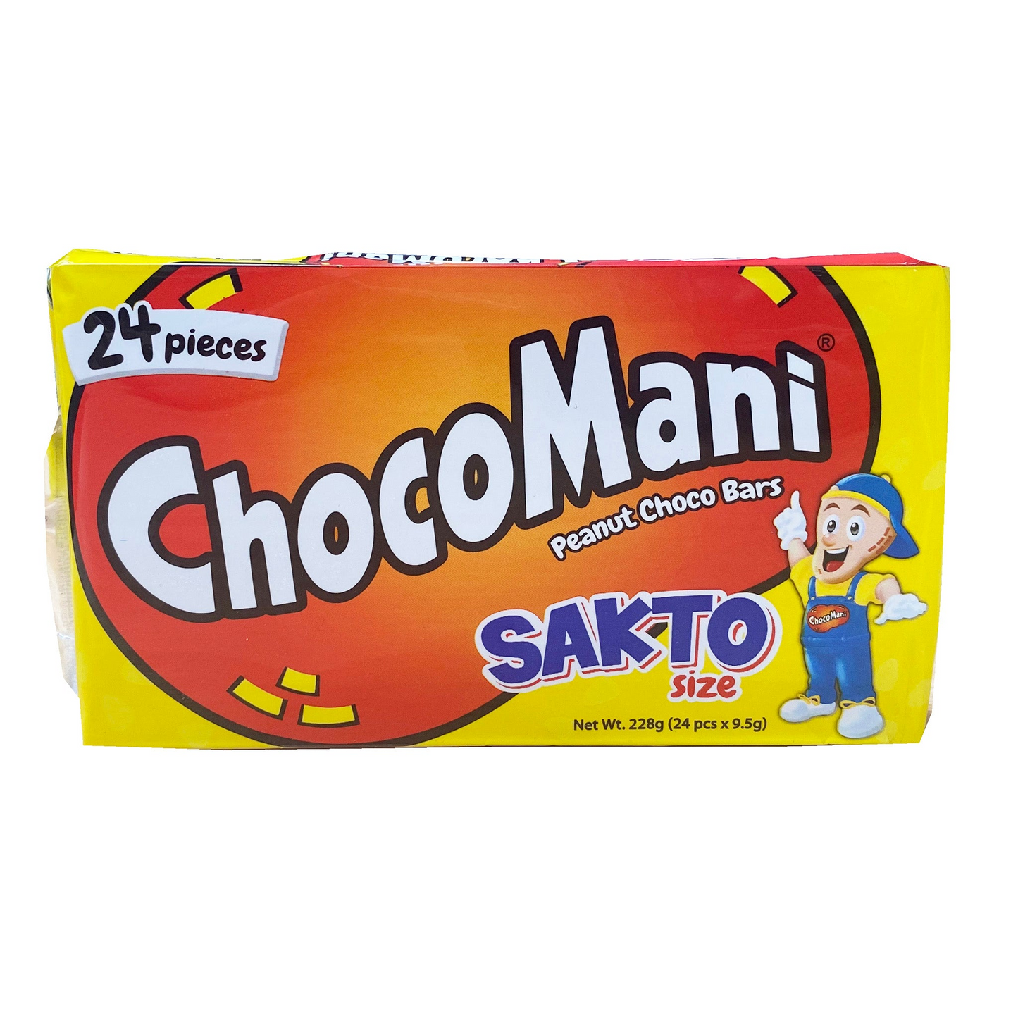 ChocoMani Peanut Choco Bars 225g