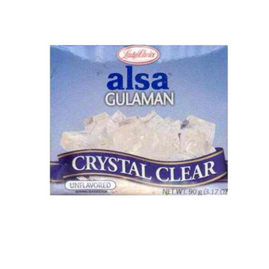 Alsa Gulaman Crystal Clear 90g