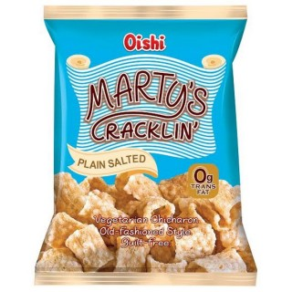 Oishi Marty’s Cracklin’ Vegetarian Chicharon Plain Salted 90g