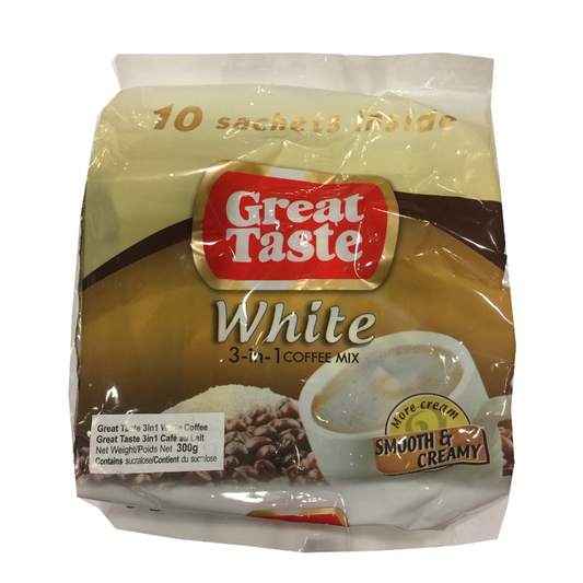 Great Taste 3 in 1 White Coffee 10x30g