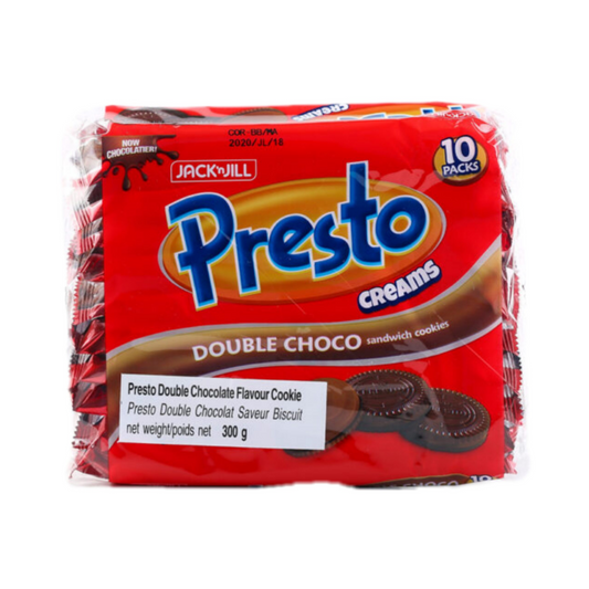 Jack’n Jill Presto Creams Double Choco 10x30g