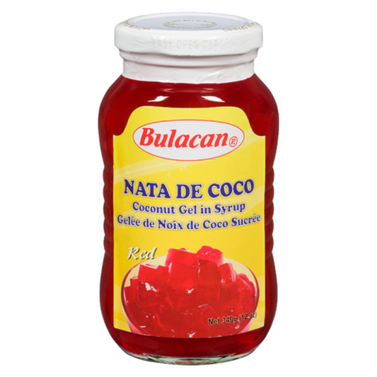 Bulacan Nata De Coco-Coconut Gel in Syrup Red 340g