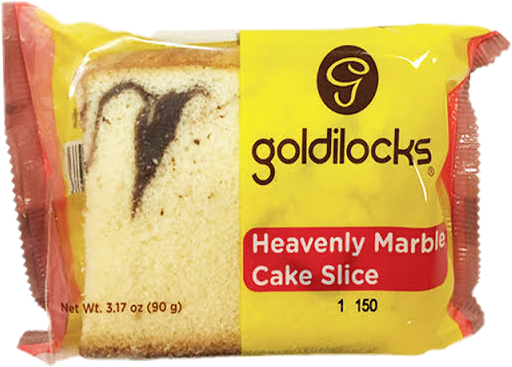 Goldilocks Heavenly Marble Cake Slice 90g