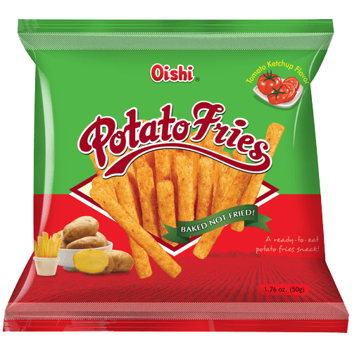 Oishi Potato Fries Tomato Ketchup Flavor 50g