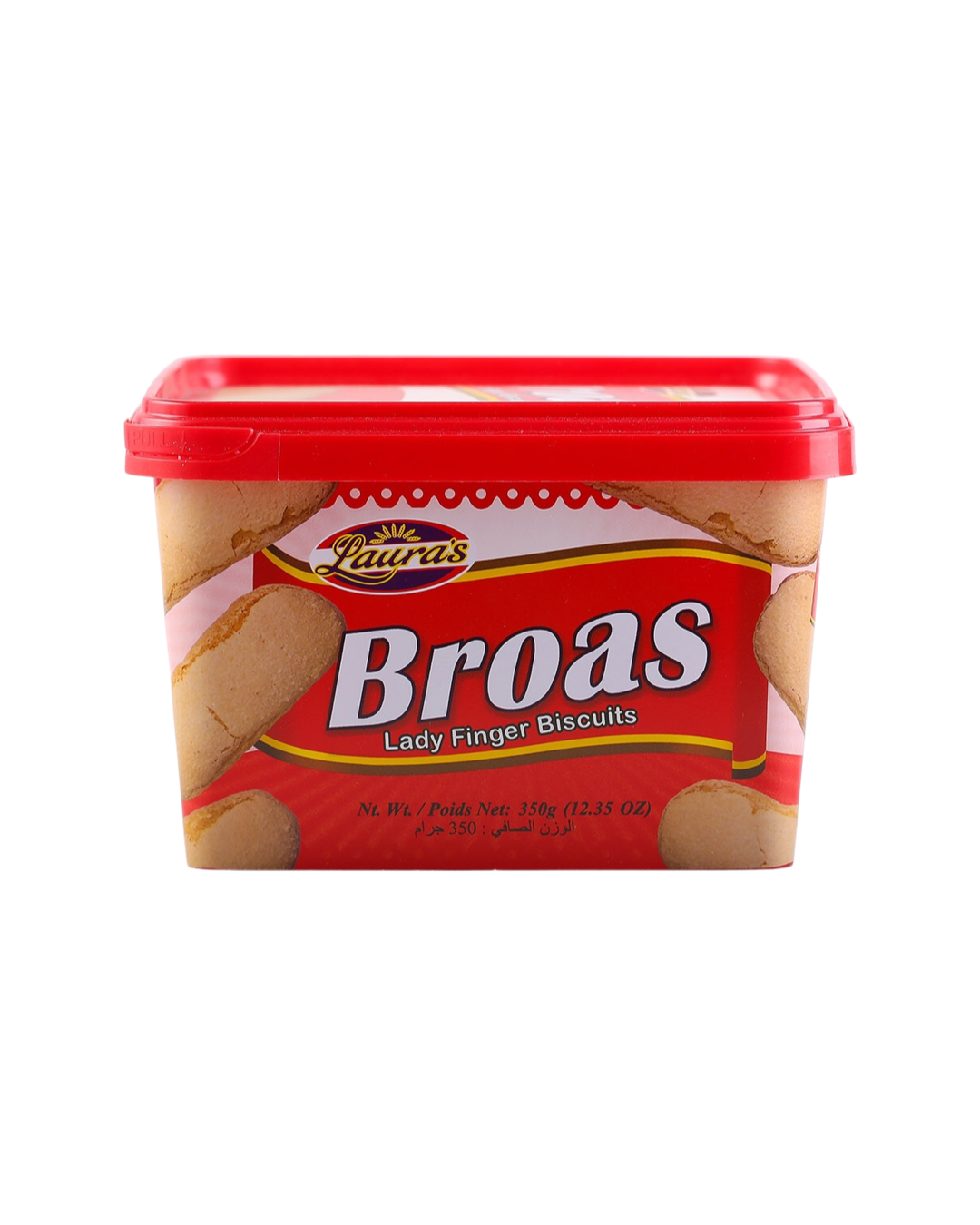 Laura’s Broas Lady Finger Biscuits 350g Tub