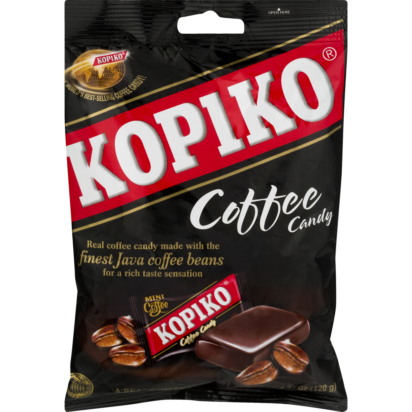 Bonbons au café Kopiko 24 pièces 120g