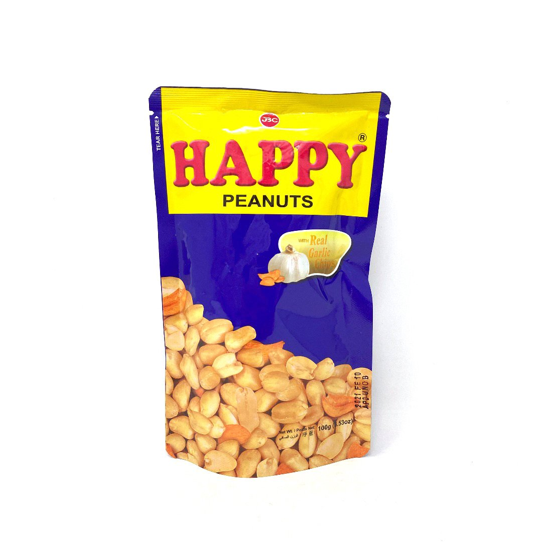 JBC Happy Peanuts- Garlic 100g