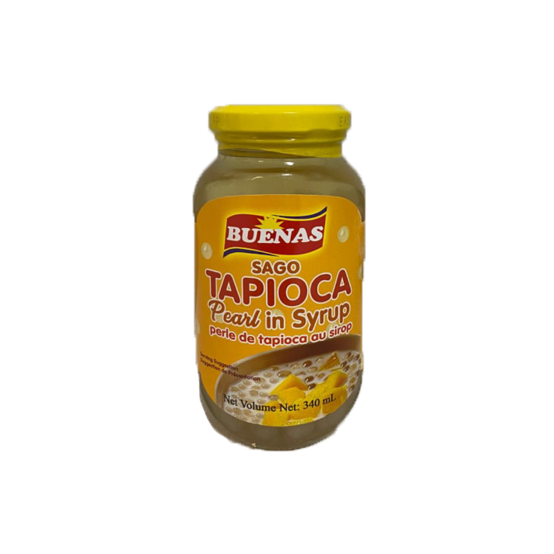 Buenas Sago Tapioca Pearl In Syrup 340ml