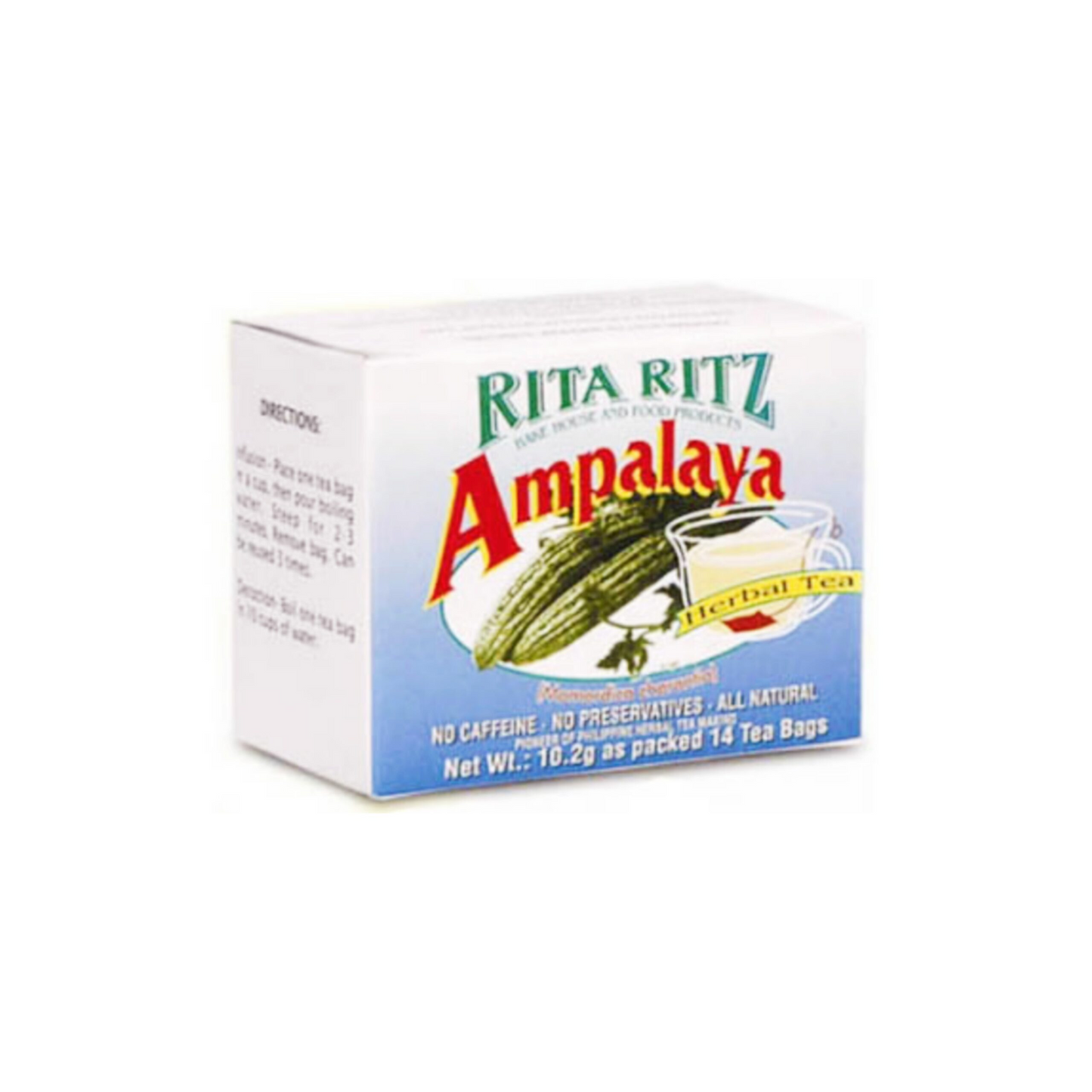 RITA RITZ Ampalaya Herbal Tea 14 Tea Bags