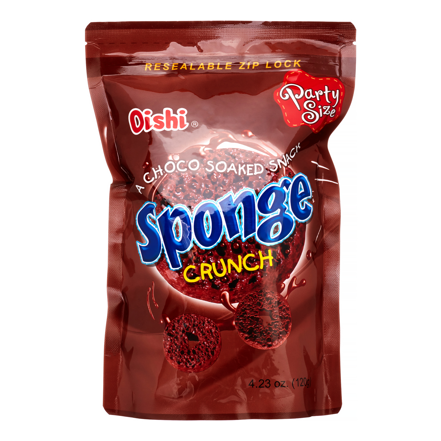 Oishi Choco Sponge Crunch Party Size 150g