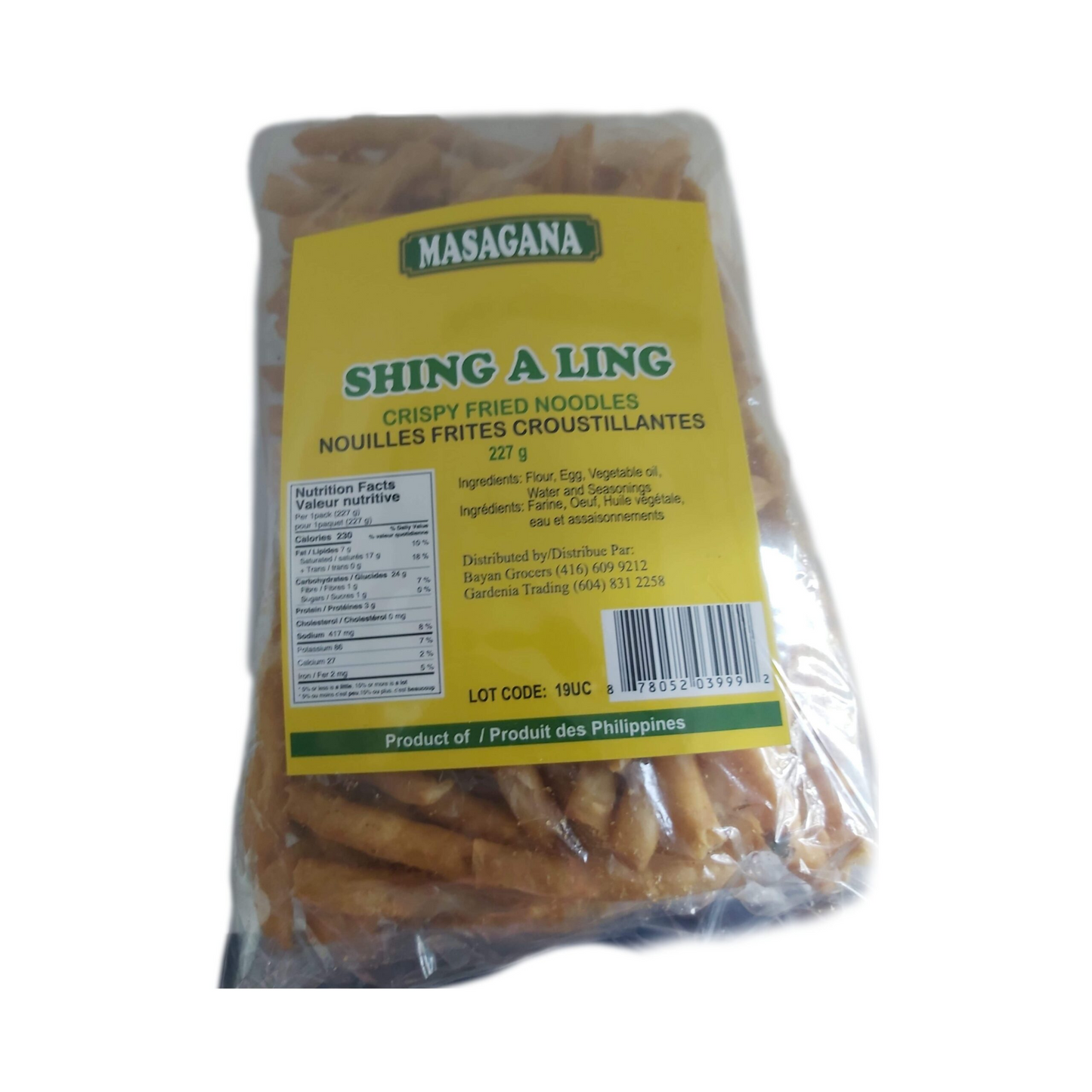 Masagna Crispy Fried Noodles Shing A Ling 227g