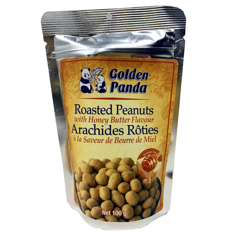 Golden Panda Roasted Peanuts with Honey Butter Flavour 100g