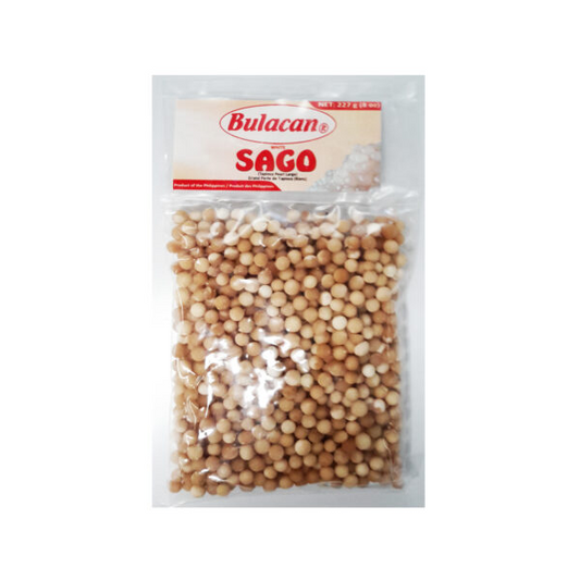 Bulacan Sago White Big- Tapioca Pearl White 227g