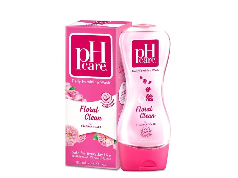 pH Care Feminine Wash Floral Clean Pink 150ml