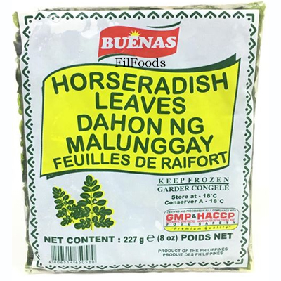 Buenas Horseradish Leaves Dahon Ng Malunggay 227g