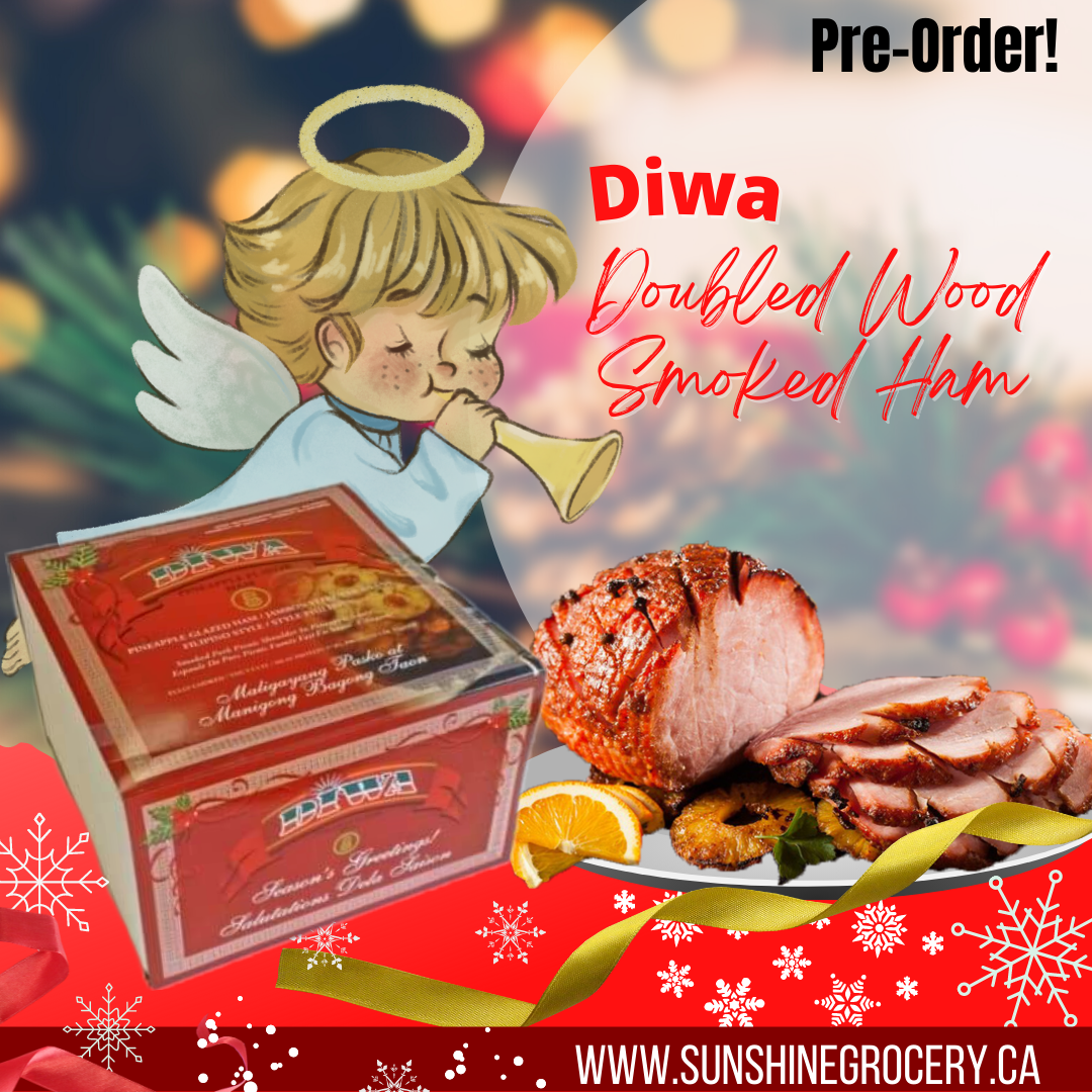 Diwa Doubled Wood Smoked Ham with Pina Glazed 9lbs