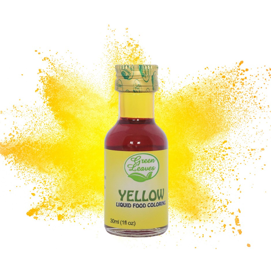 Green Leaves Liquid Food Color- Yellow 30ml