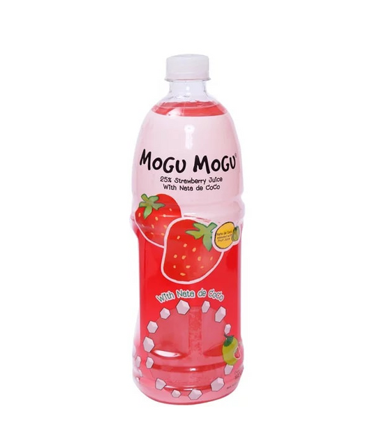 Mogu-Mogu Arôme Fraise avec Gel de Noix de Coco 1L