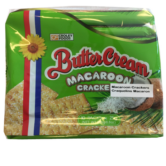 Buttercream Crackers Macaroon 10×25 g