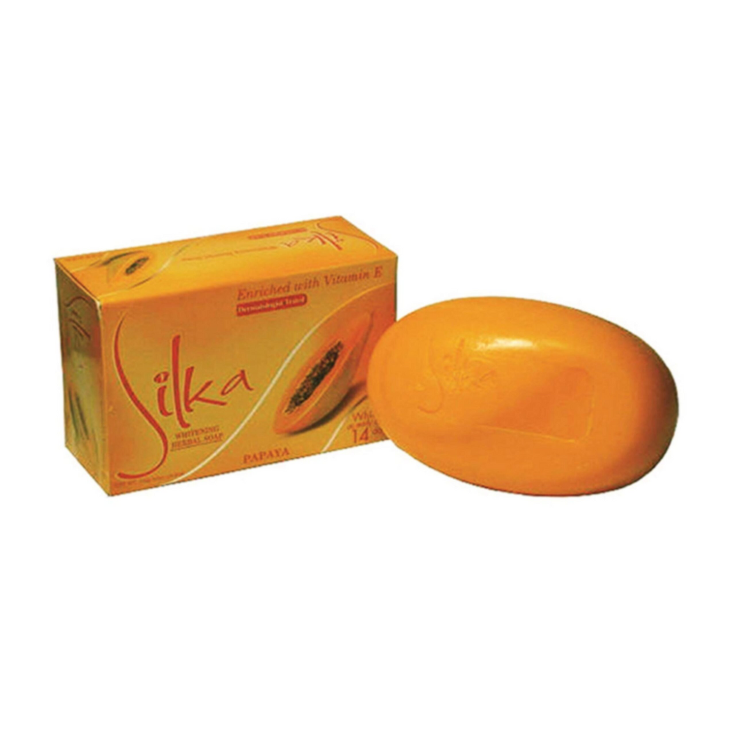 Silka Whitening Herbal Soap Papaya 135g