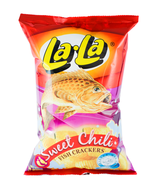 Lala Fish Crackers Piment Doux 100g