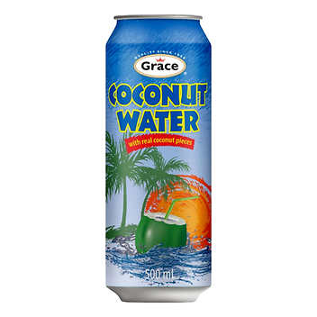 Grace Coconut Water With Real Coconut Pieces 500ml