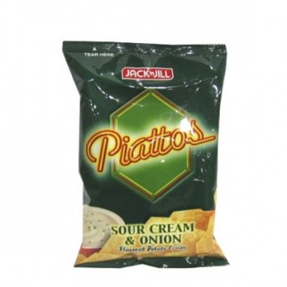 Chips de pommes de terre à la crème sure Jack 'n Jill Piattos 85g